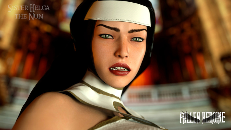 The Fallen Heroine - Sister Helga the Nun 