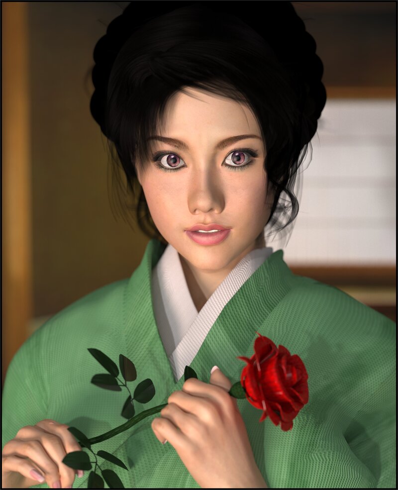Elegant and moral Japanese lady: Mrs.Irene Atoura