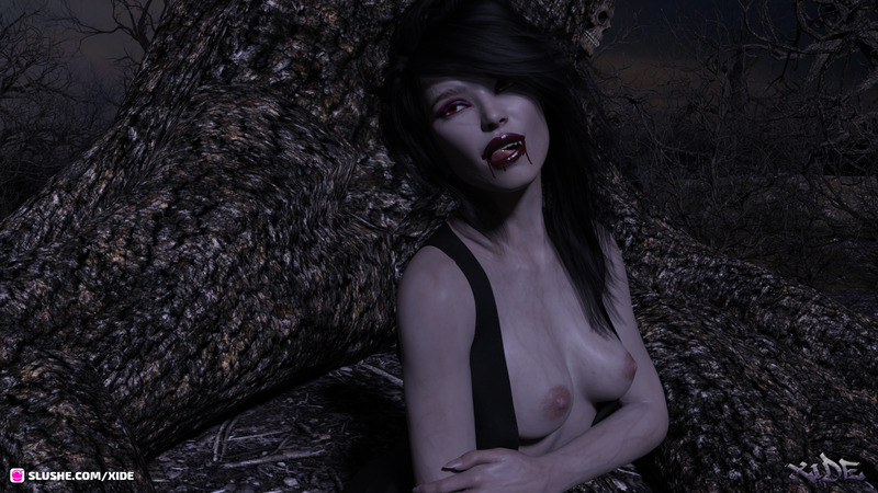 Rachel - Vampire in the woods