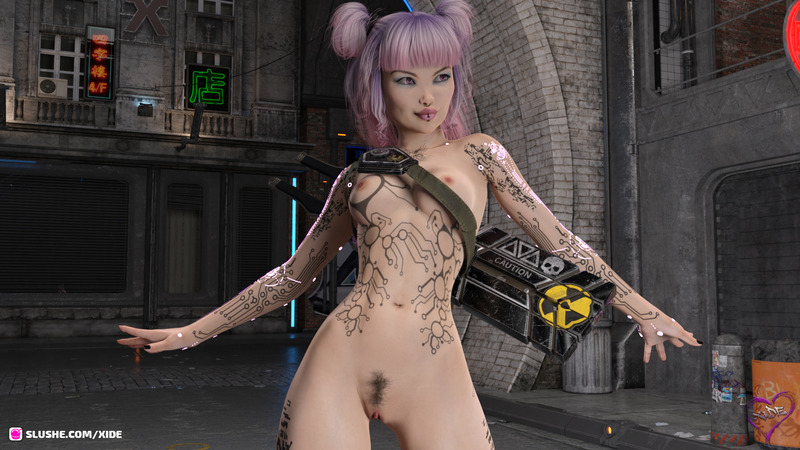 Ryzen - Cyberpunk girl 01
