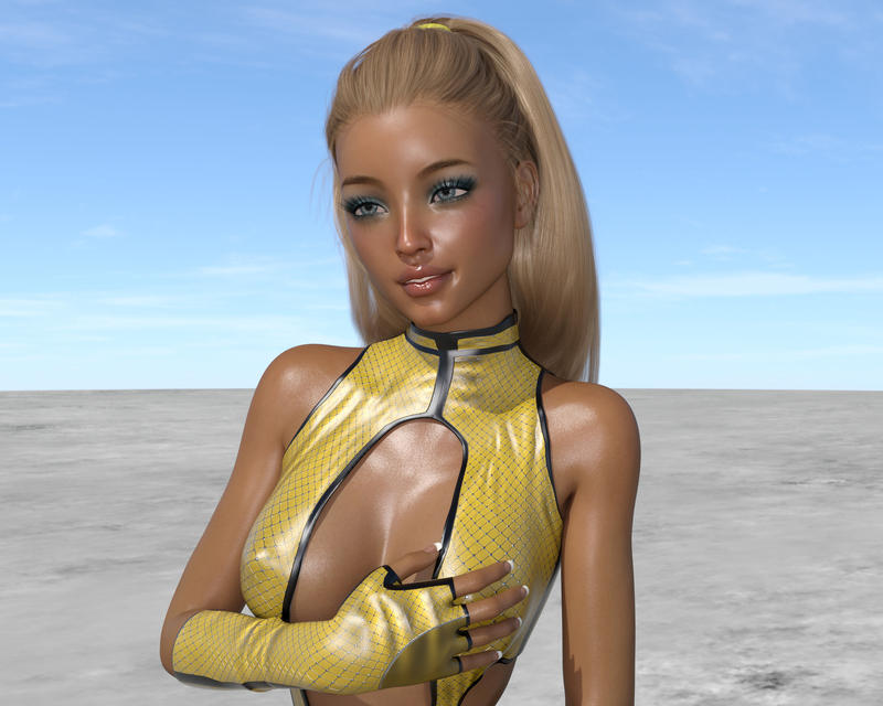 Mia - yellow bodysuit 1-10