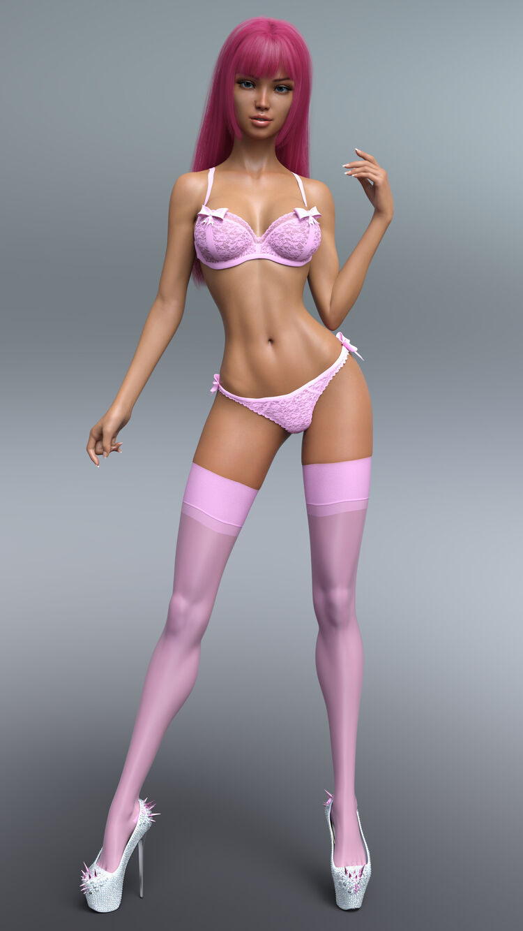 Lina - pink lingerie