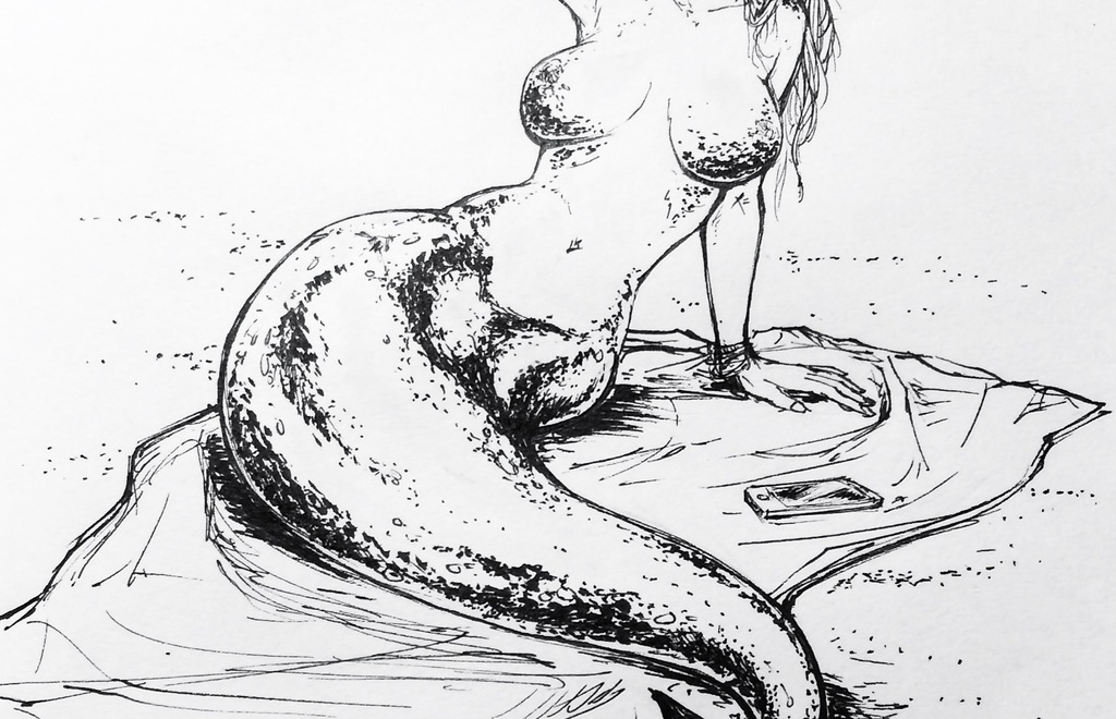 Mermaid on the Beach