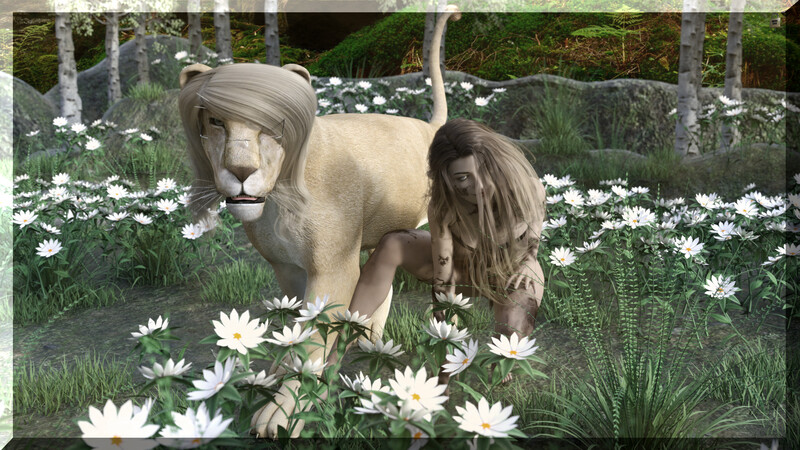 Berseh and Her Lioness