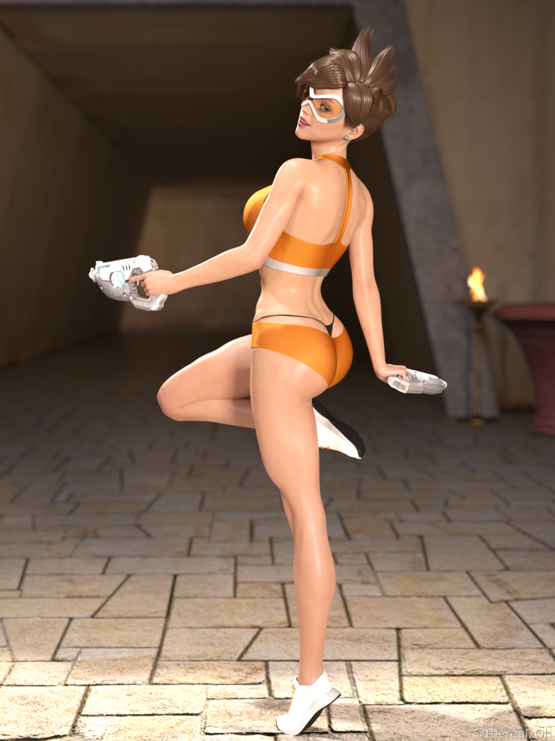 Tracer's Butt Pose