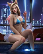 K/DA Ahri Poolside