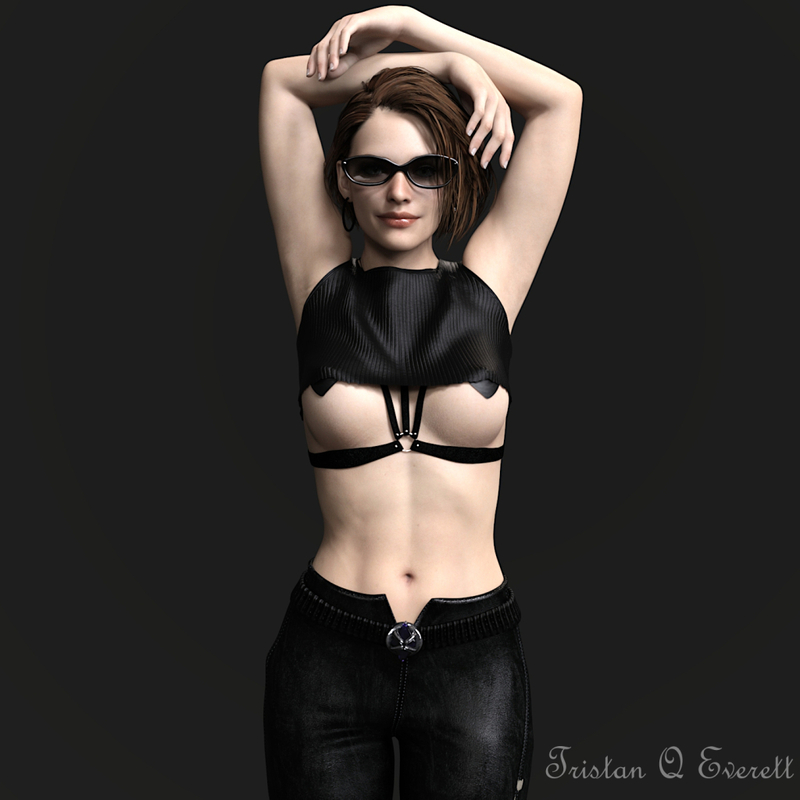 Jill Valentine - In Black