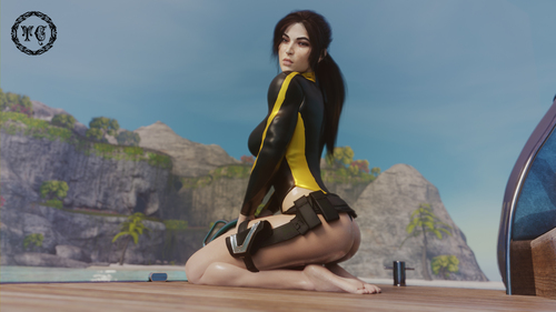 Lara Croft - The Wetsuit