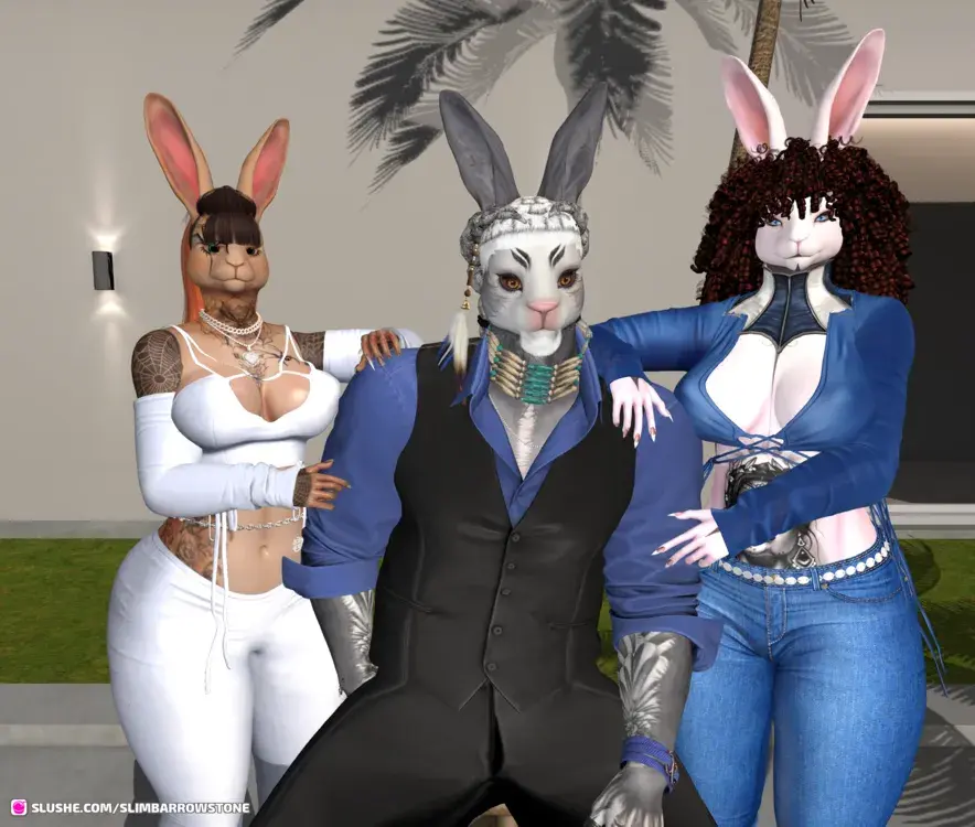 MR.BARROWSTONE AND THE BUNNIES