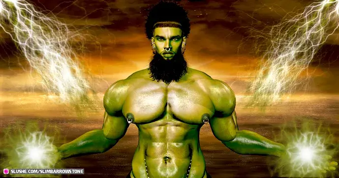 The Incredible Afro God Of Thunder Hulk