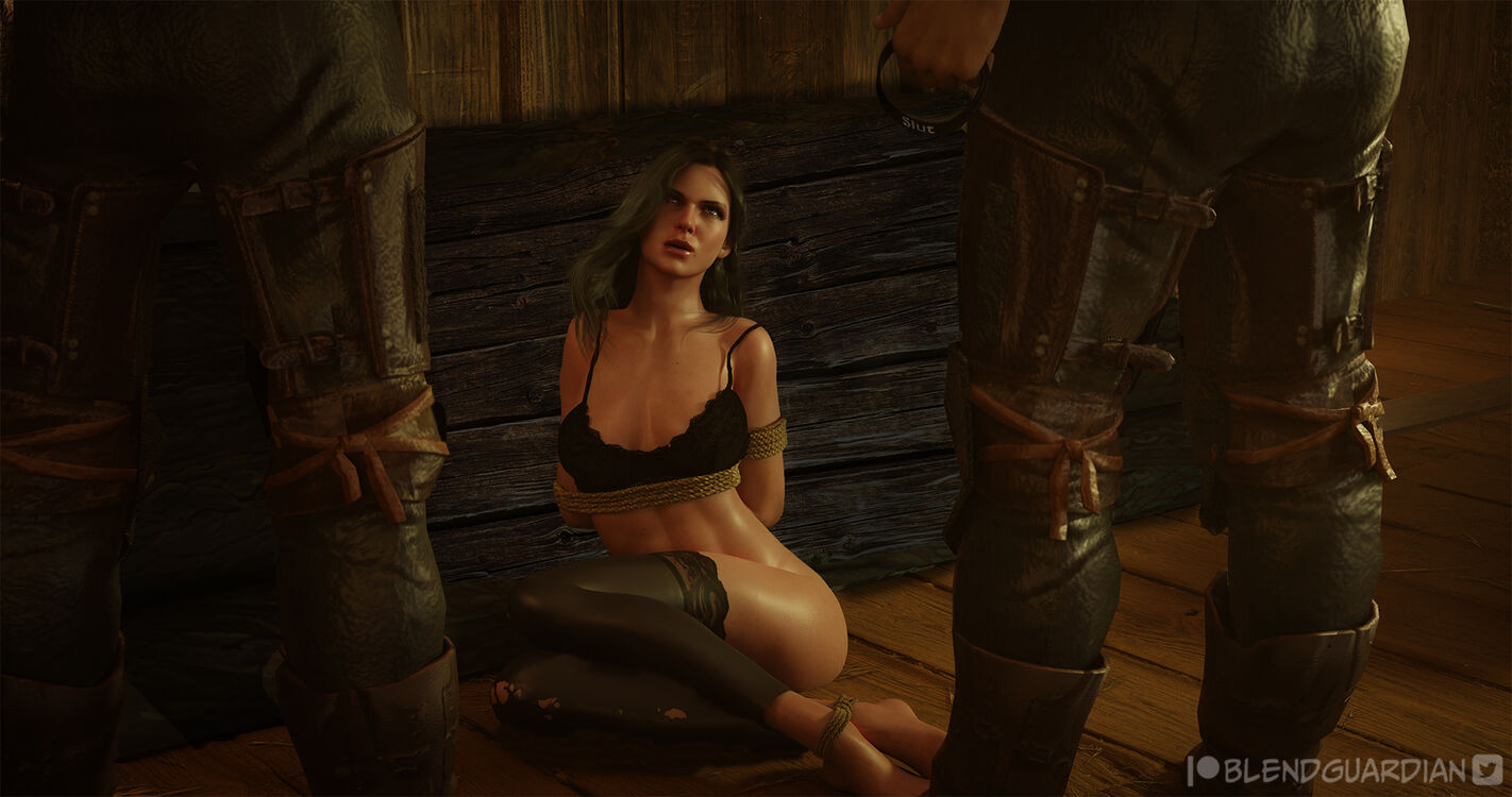 Yennefer in a doghouse