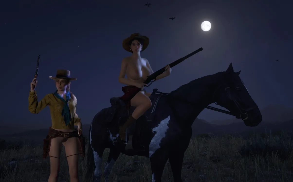Mary and Sadie looking for a safe place to fuck