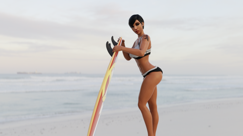 Pharah - Sexy Surfer
