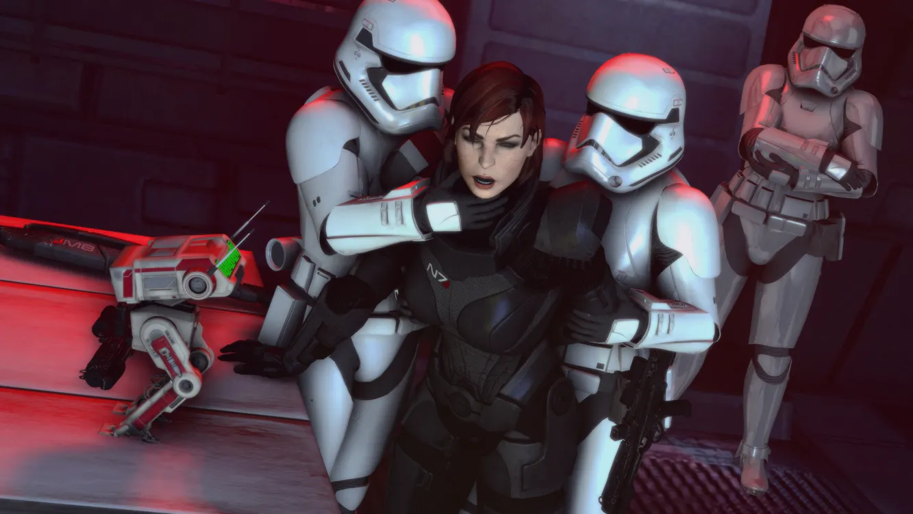 Shepard captured by Storm troopers. part 1