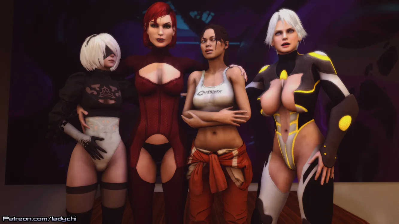 Video game girls get together part 1