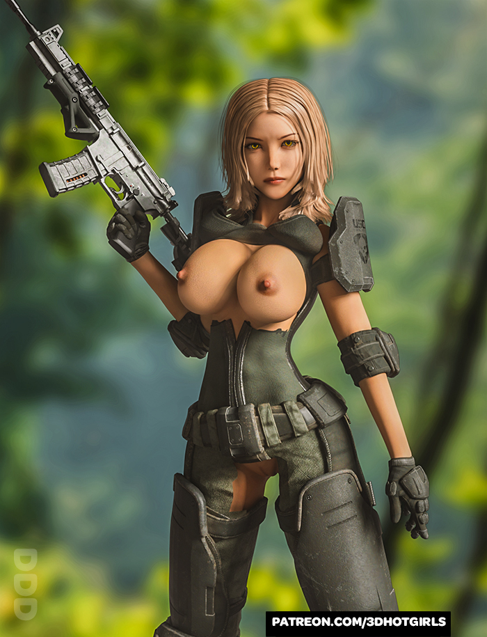 Eva and Gun Looking Good And Ready For Action NSFW