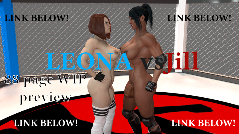 Leona vs Jill 88 page WIP preview.