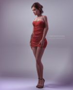 ELLIE - red dress