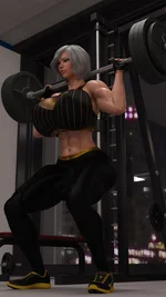 Claire at the Gym 1/2