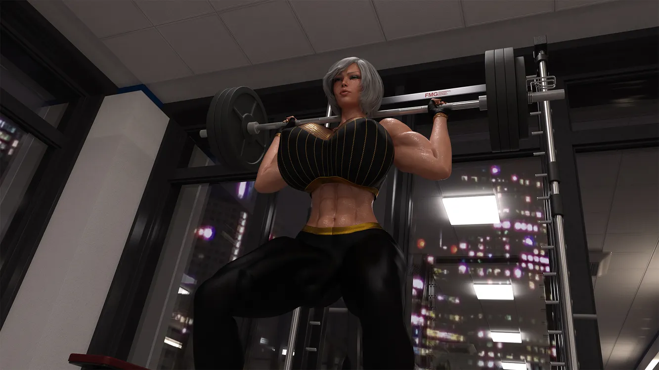 Claire at the Gym 1/2