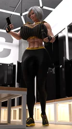Claire at the Gym 2/2
