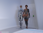 Two cyborgs walk into a room...
