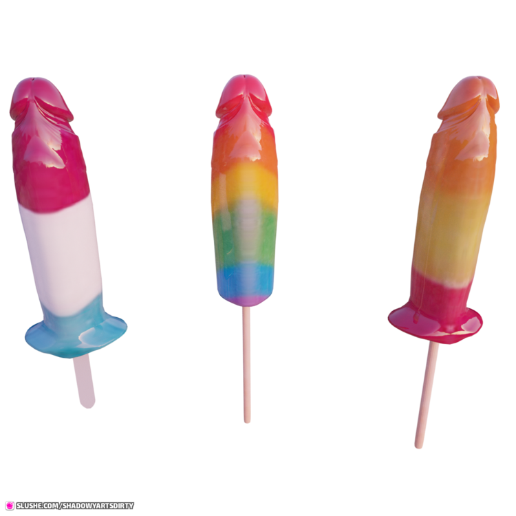Penis popsicle pose set one 