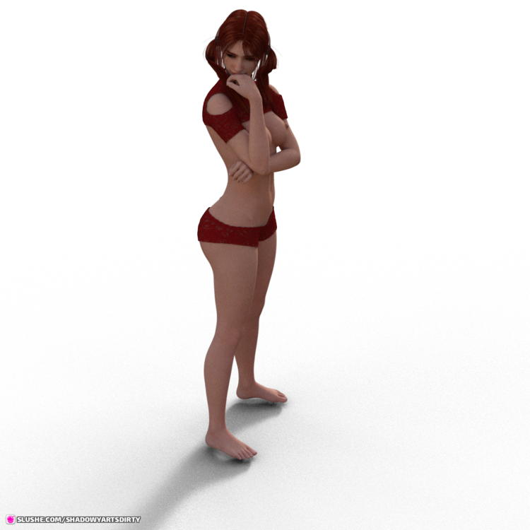 Crop top and panty set for Genesis 8 Female