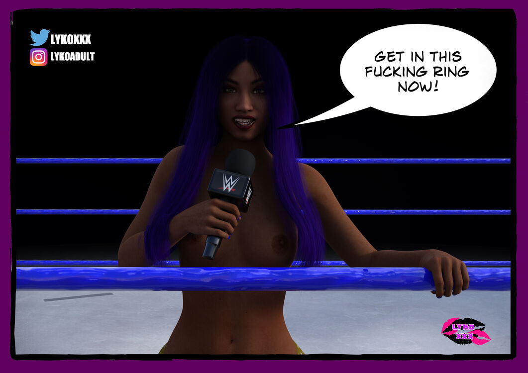 Sasha Banks Wants you in the ring