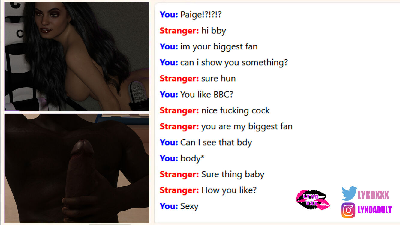 Paige meets fan with BBC on Omegle