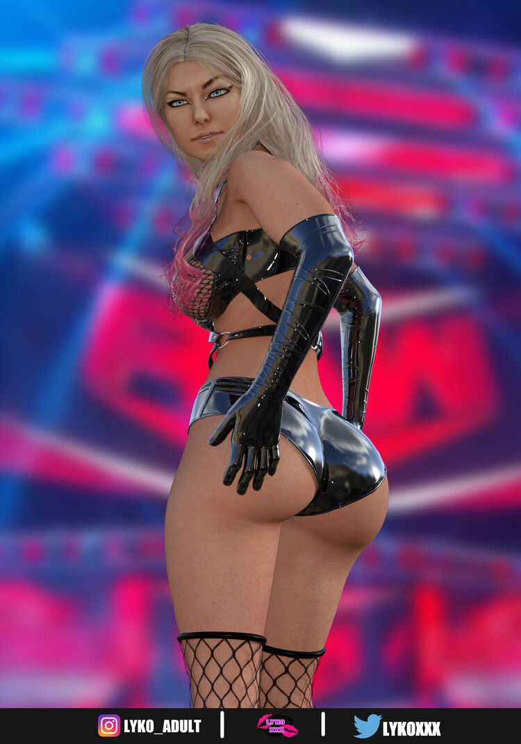 WWE Alexa Bliss in leather