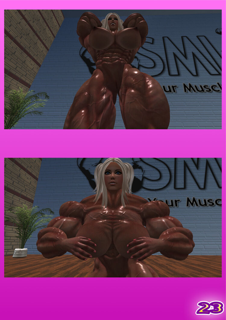 Muscle girl story part 3 comics preview 5