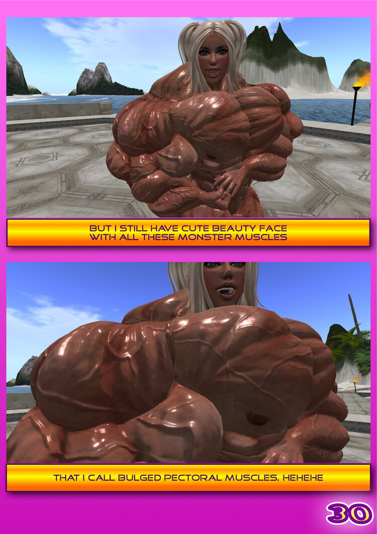 MUSCLE GIRL STORY PART 4 COMICS PREVIEW 1