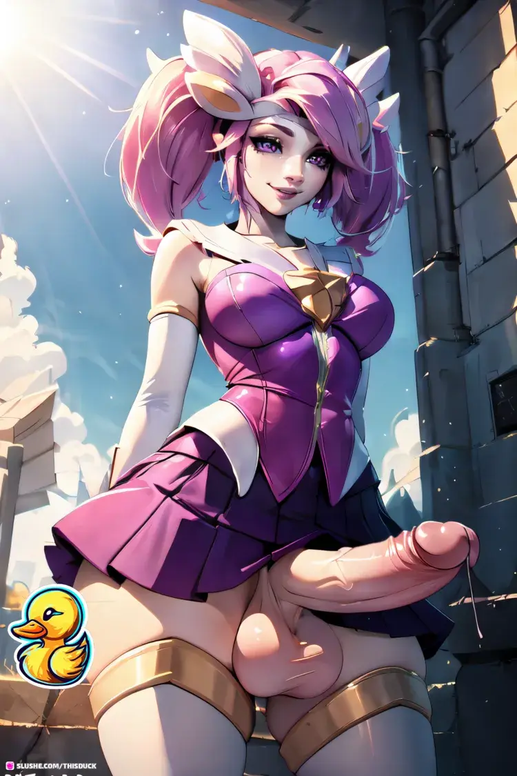 Star Guardian Lux from League of Legends. 