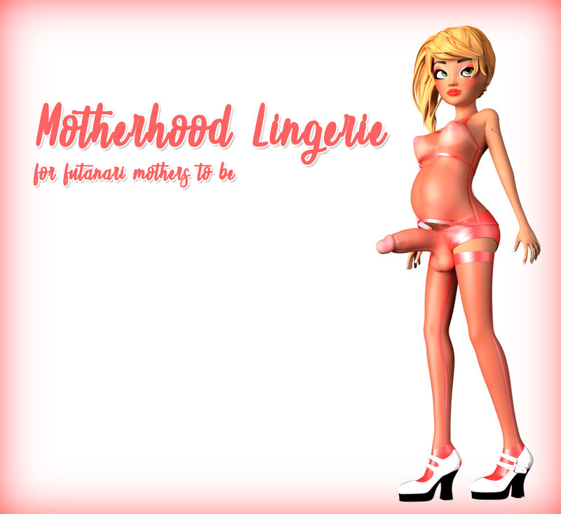 Motherhood Lingerie - For Futanari Mothers To Be