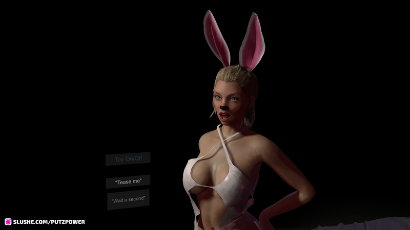 “Pet the Bunny” Scene starring Heather D.  in Bunny Cosplay