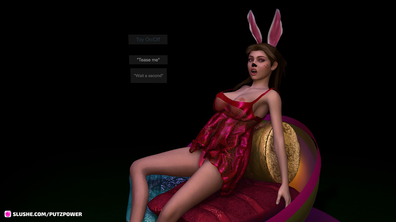 “Pet the Bunny” Scene starring Heather D.  in Bunny Cosplay