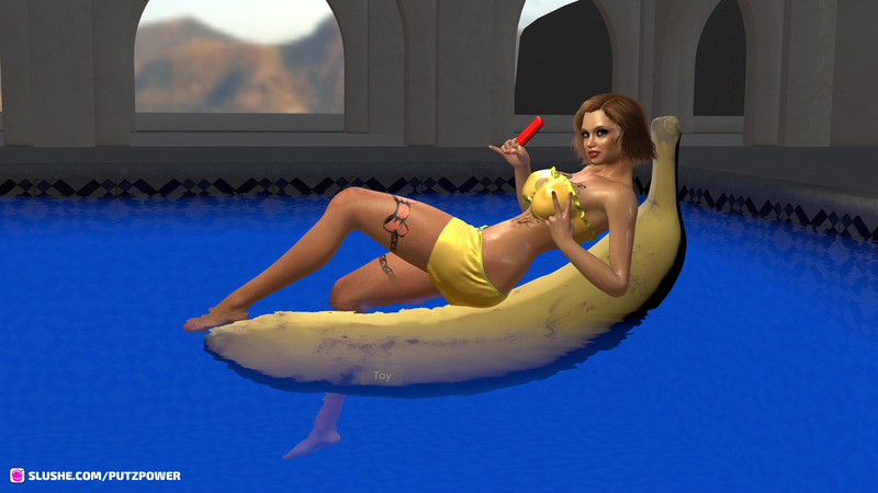 New model Mia Kristy 27yr tan beach bum with VAM Scenes!
