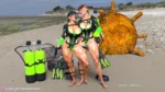 CJ and Lara Dive Lust Adventure E