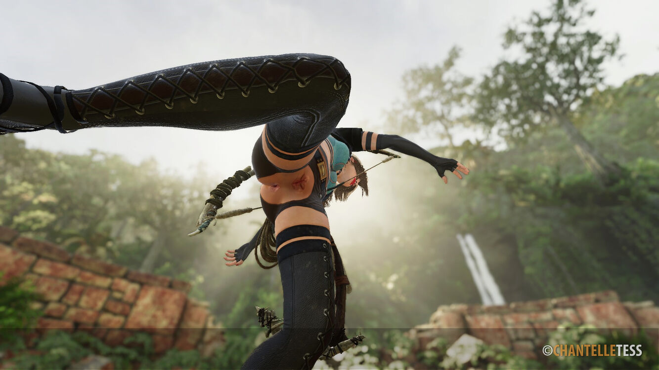 Lara Croft Revolt Series Classic : Crotchless Bikiniless