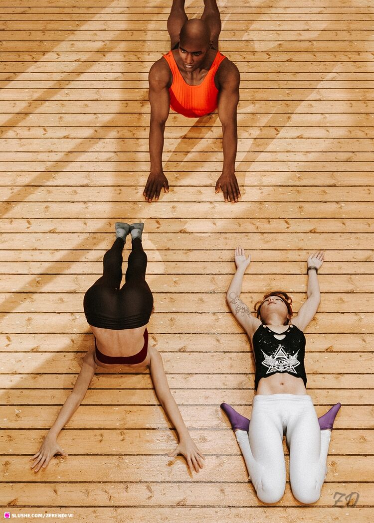 Serena and Peyton - Yoga Part 2