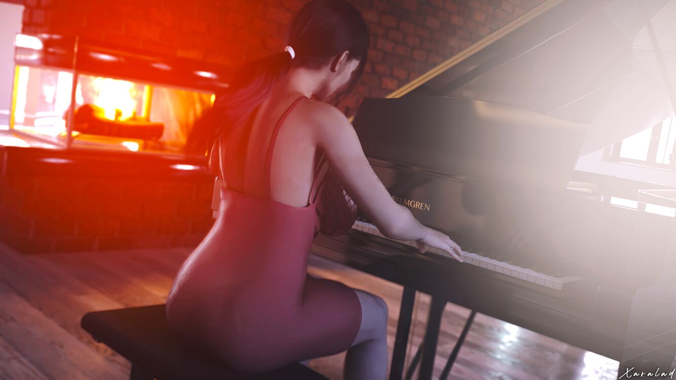 Elena Loves Playing Piano
