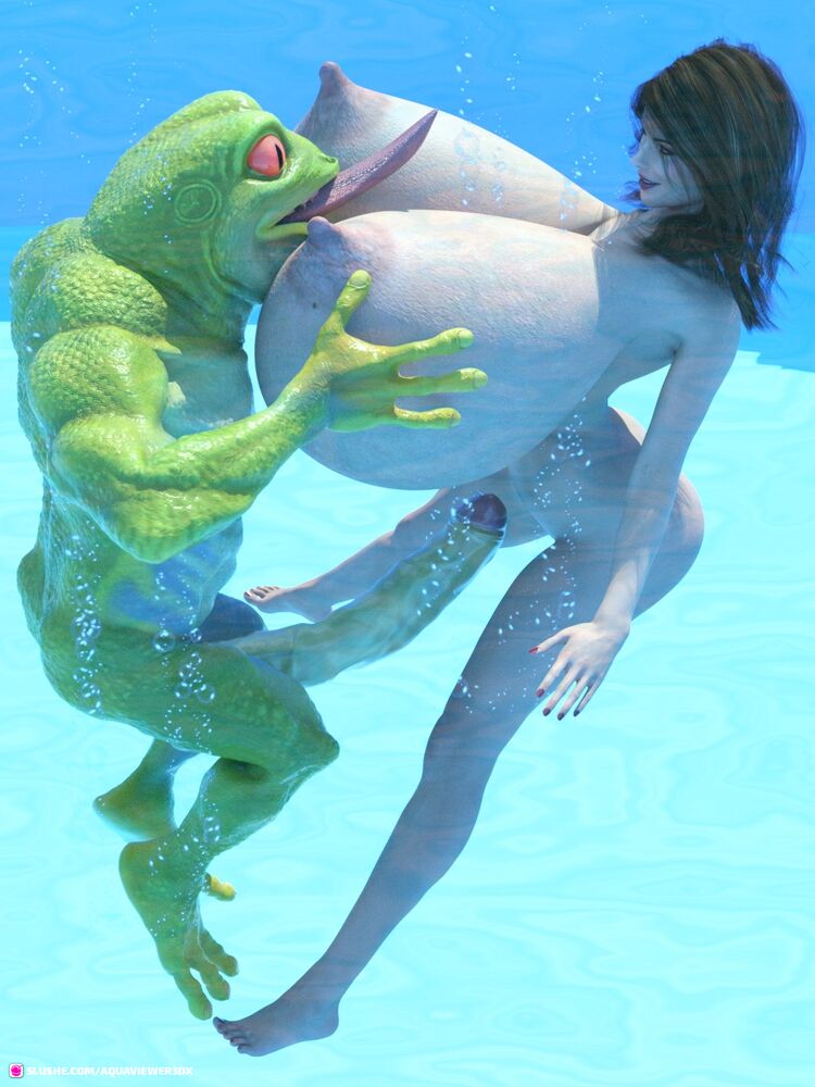 Amorous Amphibian In Her Pool 2