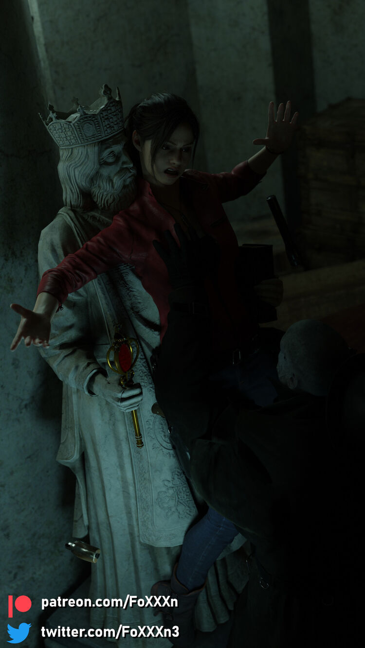Claire Redfield and Mr.X get it on!