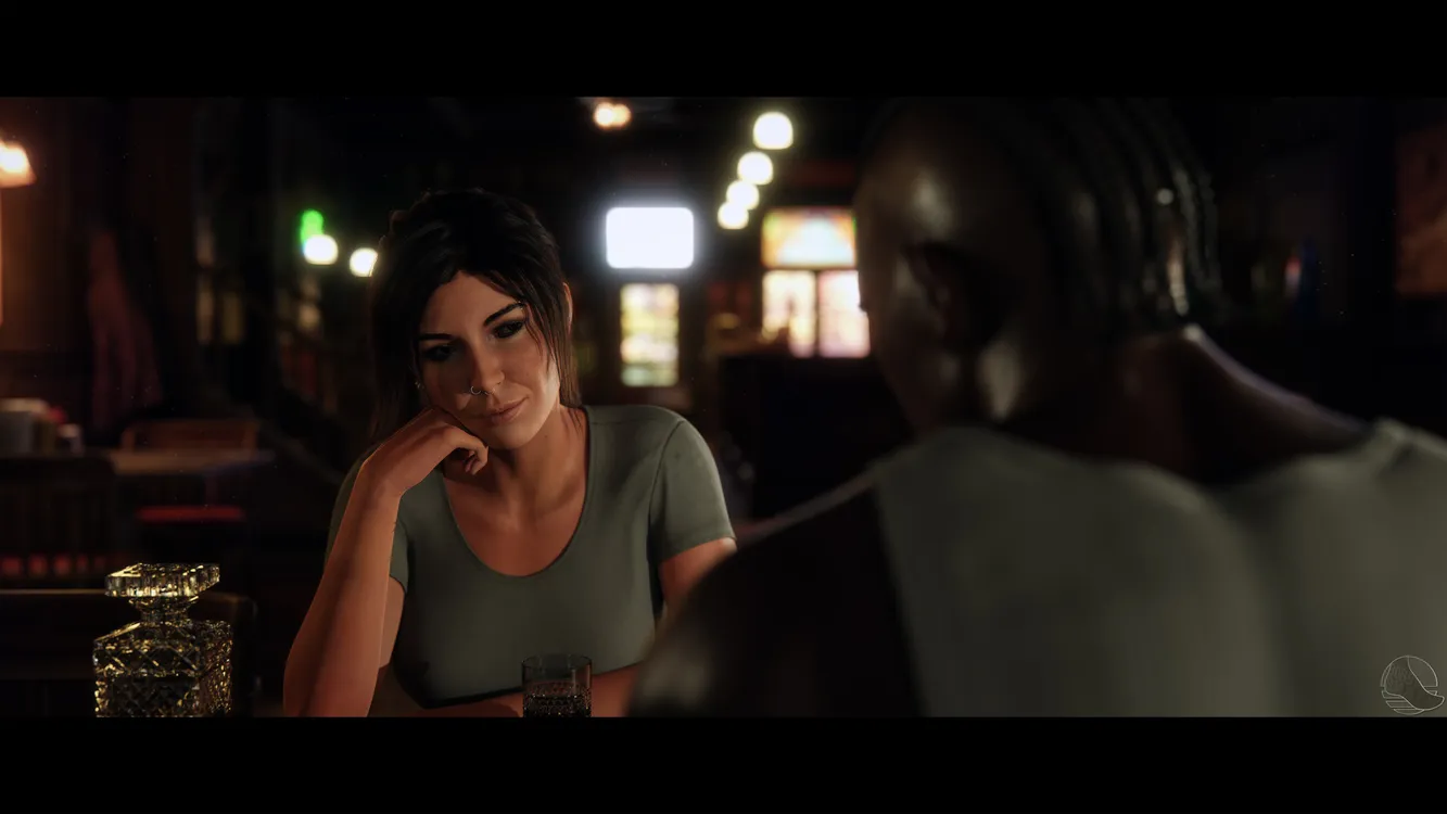Cinematic Lara render