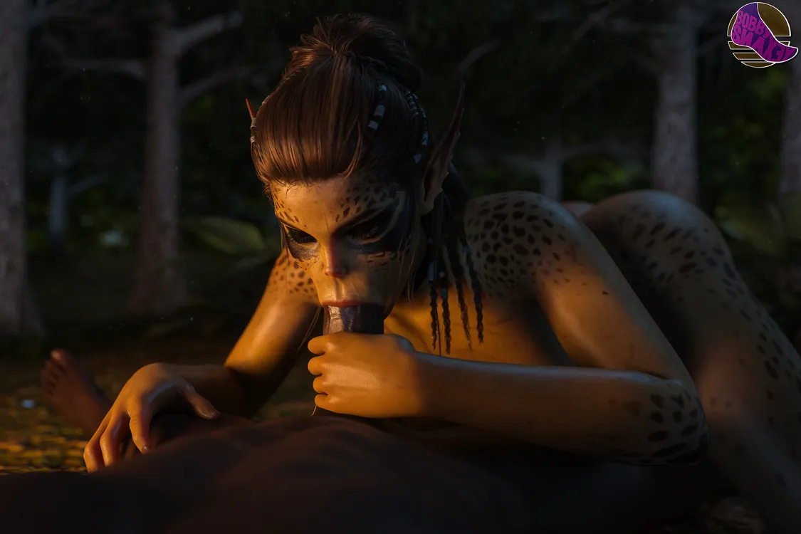 By the campfire with your hot githyanki gf