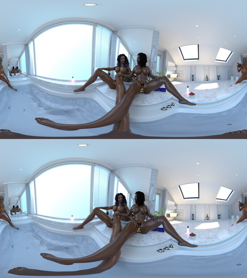 Bath With Little Duck VR 3D (6K Def)