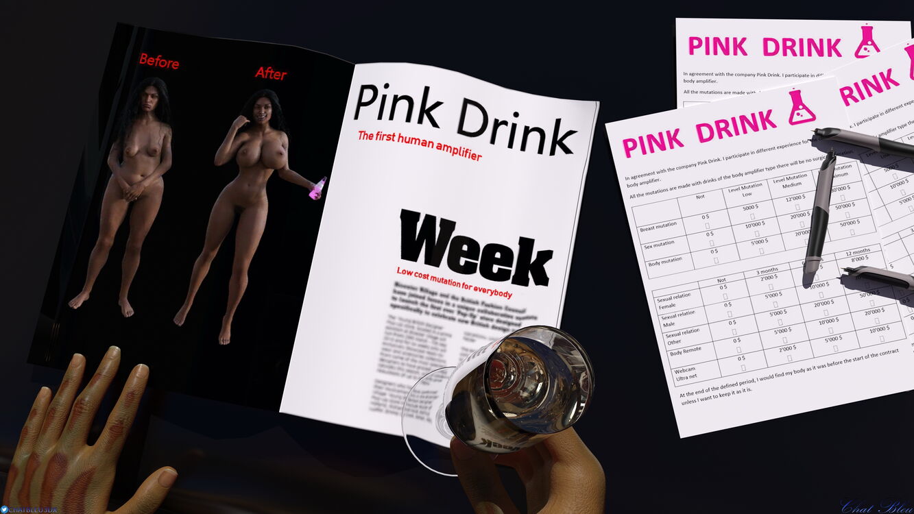 Pink Drink1 - The beginning - update 8 pictures in 4k resolution