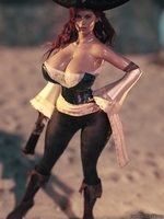 Miss Fortune's Beach Day
