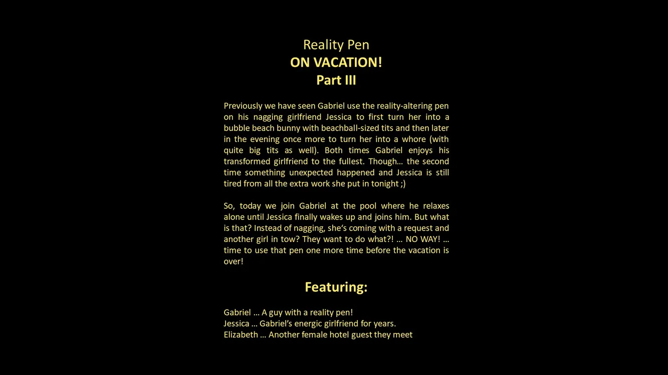 Reality Pen - ON VACATION! - Part 3 - Teaser